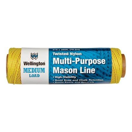 Wellington Twine Nylon #18X260' Ylw G5218Z0260Y01